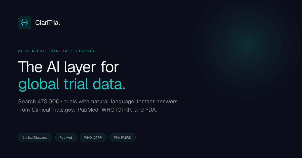 The Clari Platform | Clinical Trial Intelligence